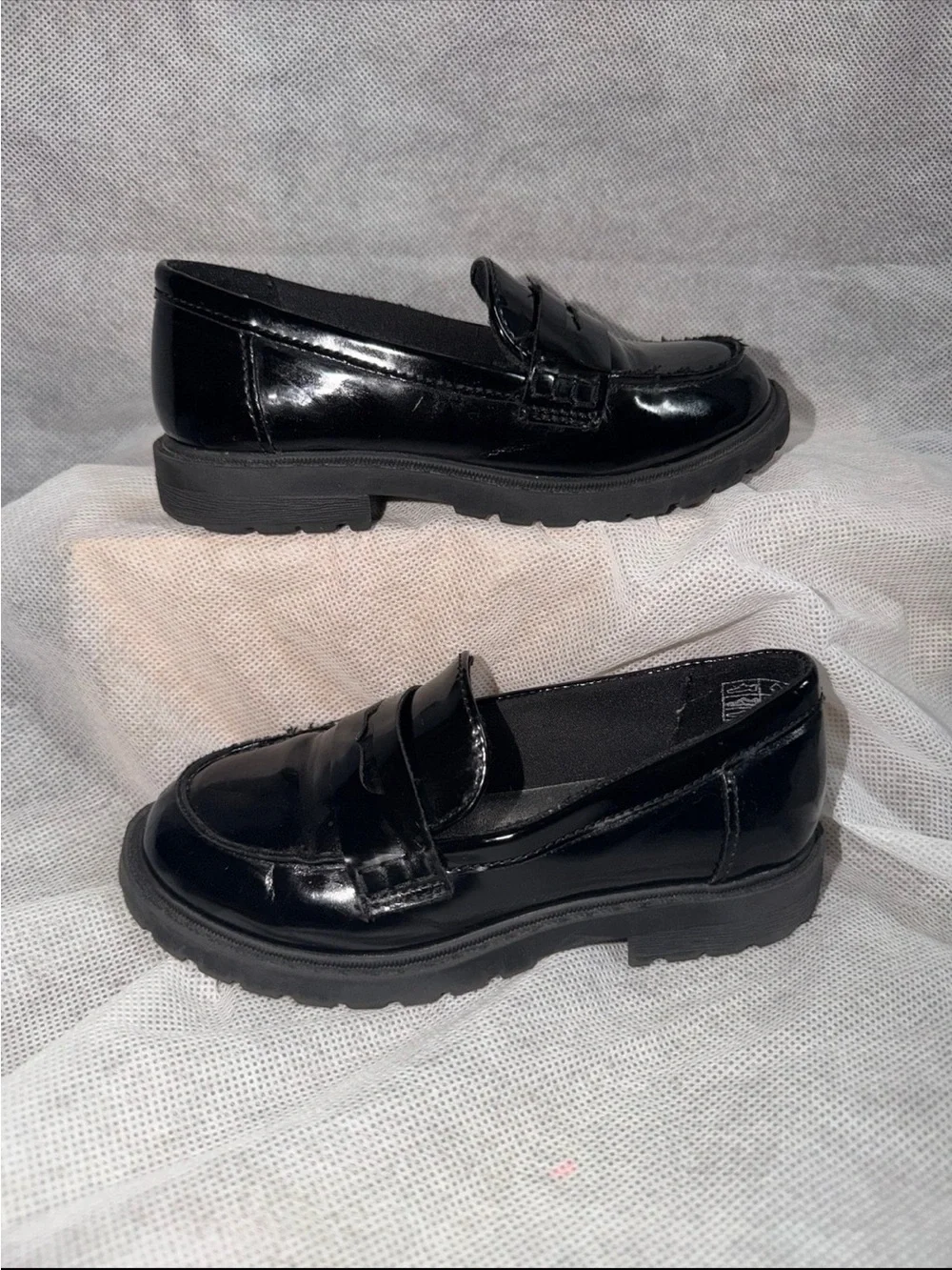 Classic Black Patent Loafer for little girls/toddler  size 10